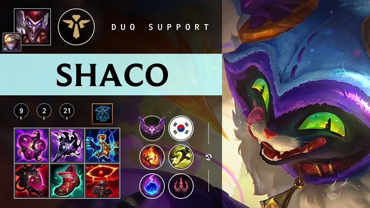 Shaco Support vs Swain - KR Master Patch 26.01