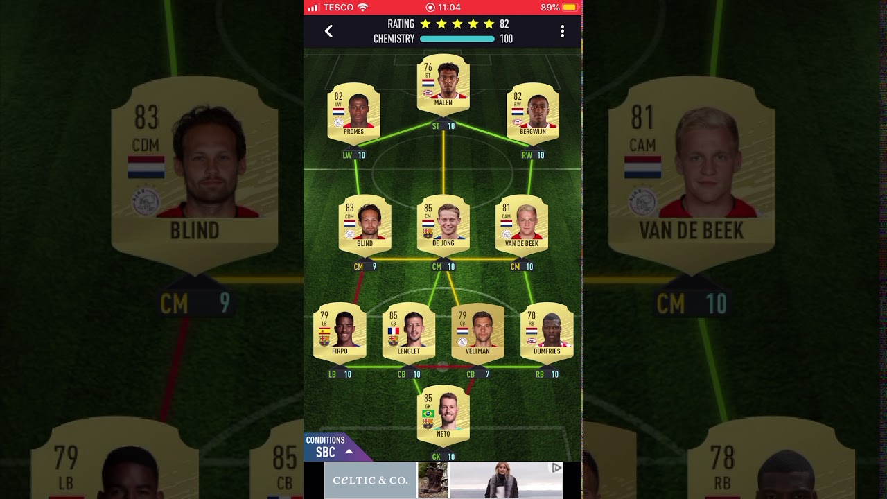 RONALD KOEMAN ICON SBC COMPLETED! - Pacybits FUT 20 Solutions!