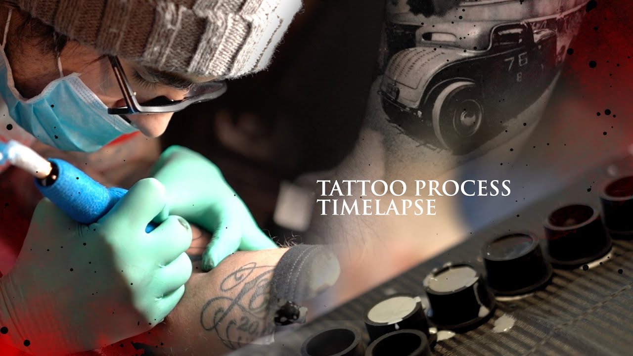 THOMAS CARLI JARLIER. Tattoo process + timelapse.