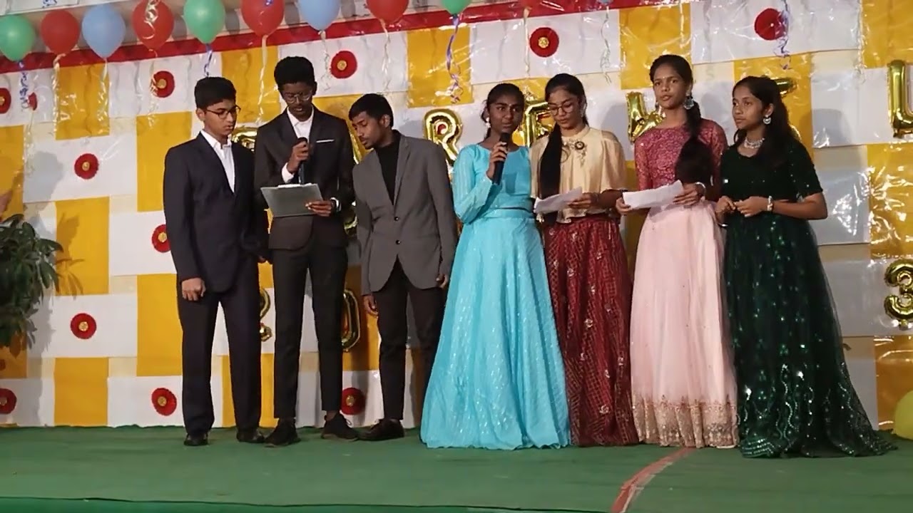 Class 10 group song performance for their beloved teachers