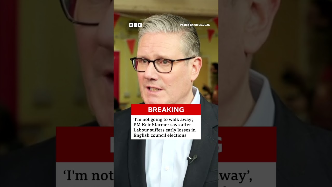 &ldquo;I&rsquo;m not going to walk away&rdquo;, UK PM Keir Starmer says. #Elections #BBCNews
