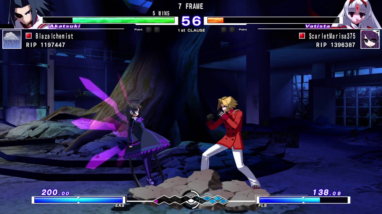 UNDER NIGHT IN-BIRTH Exe:Late[cl-r] - Marisa v Blazalchemist