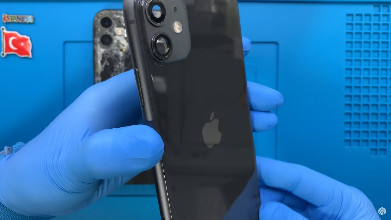 Замена чехла для iPhone 11