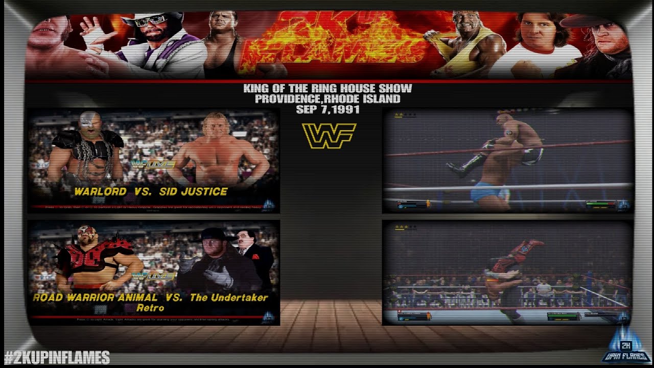 WWE2K23 KOTR 91' SERIES VID#4 SID JUSTICE UNDERTAKER ANIMAL👑👑👑 #wwe2k23 #wwe #providence #ri