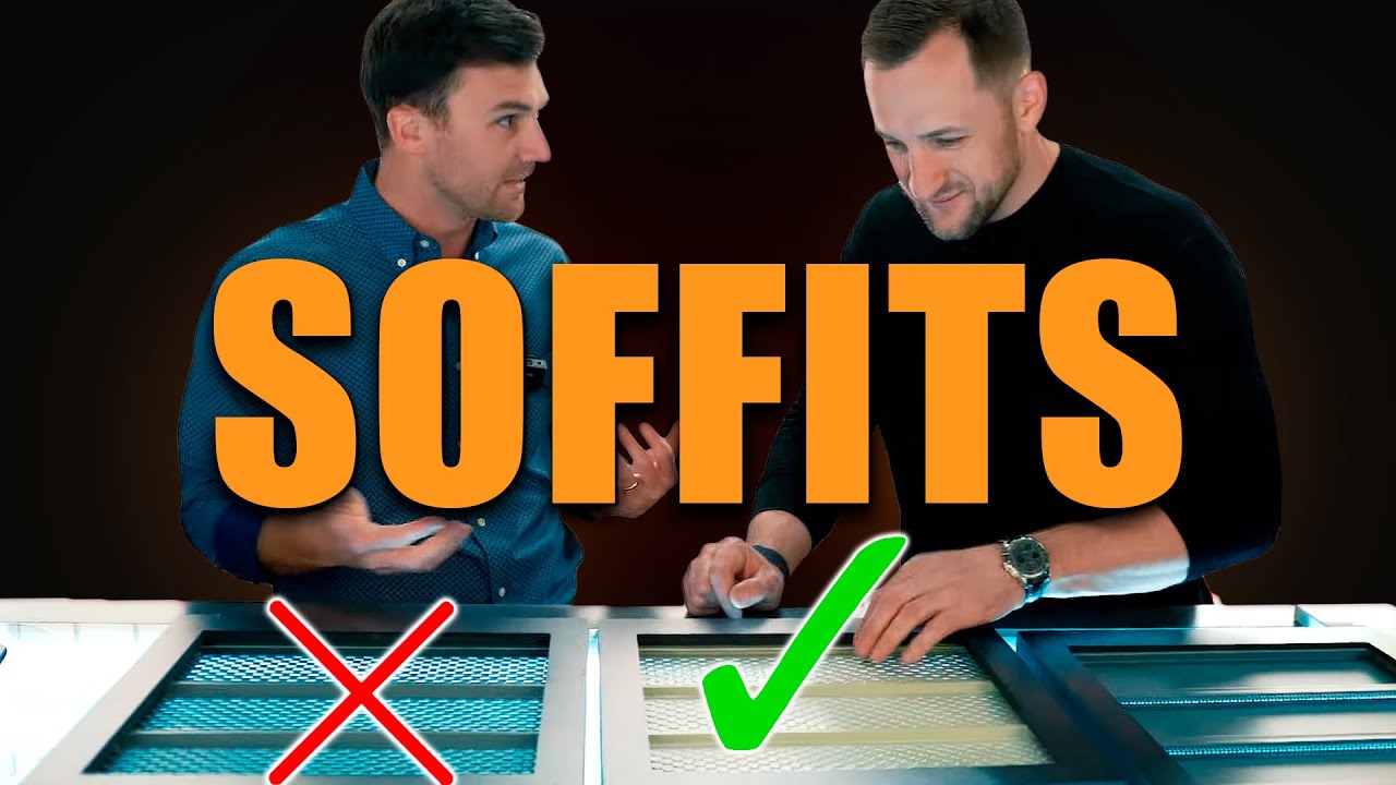 Best Roofing Ventilation - Best and Worst Soffit Vents (Dented VS Vented)
