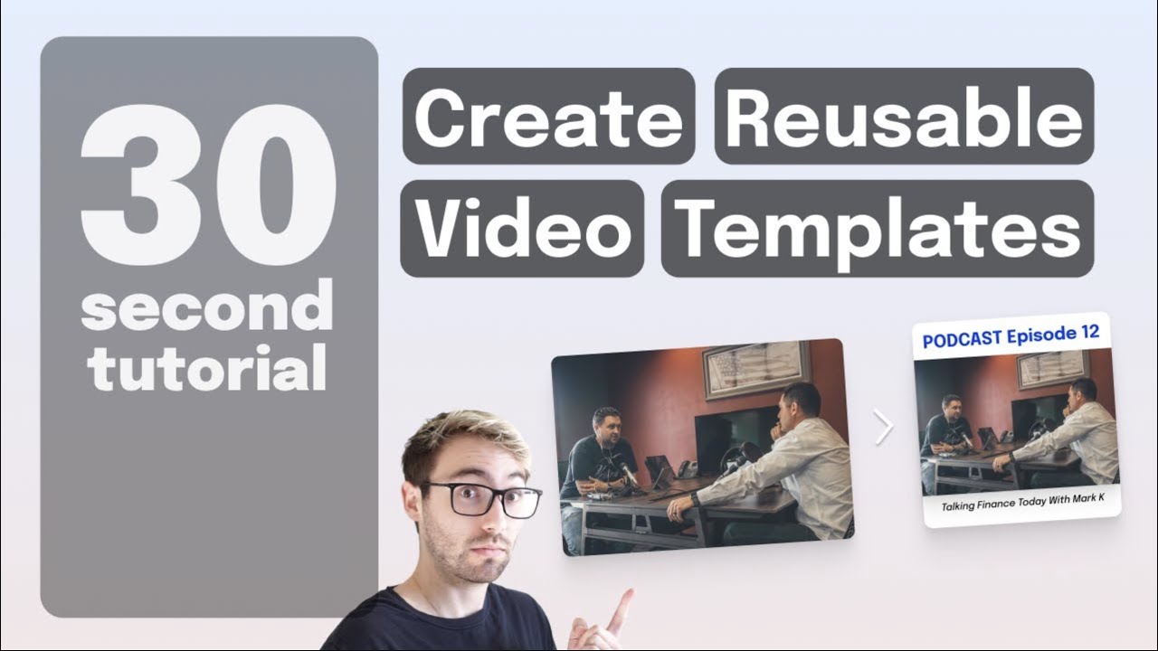 How to Create Reusable Templates for Social Media Posts | Create and Save Video Templates 