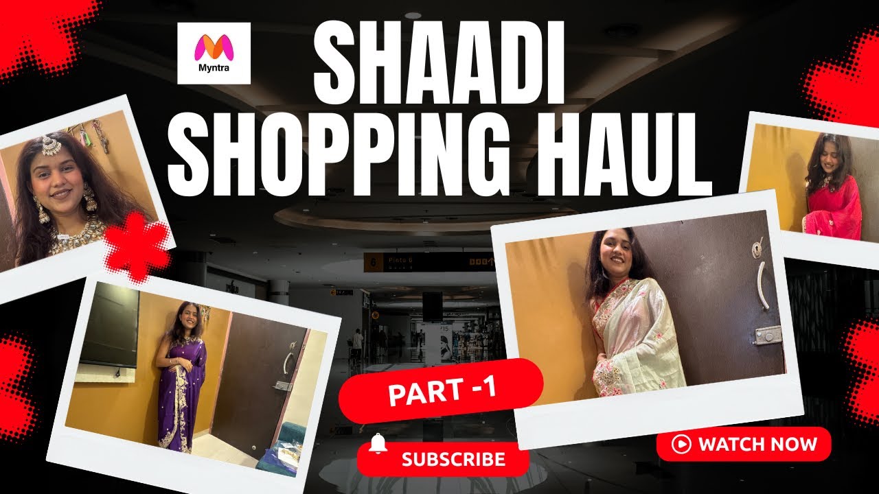 Affordable saree || Shadi shopping || Myntra haul || Under budget 