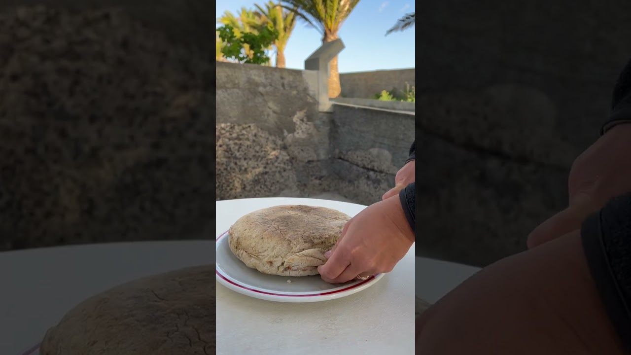 🇵🇹Bolo do caco - lokalny chlebek na Porto Santo / Madera