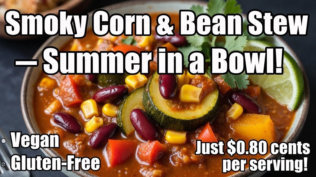 I Made a Smoky Corn & Bean Stew — And It’s Like Summer in a Bowl! 🌽