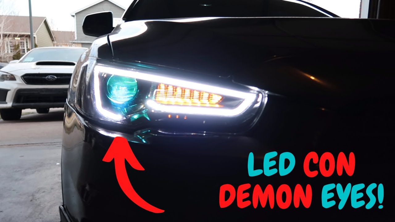 Nuevas Luces LED(DEMON EYE) Para El Evo X | APTunning