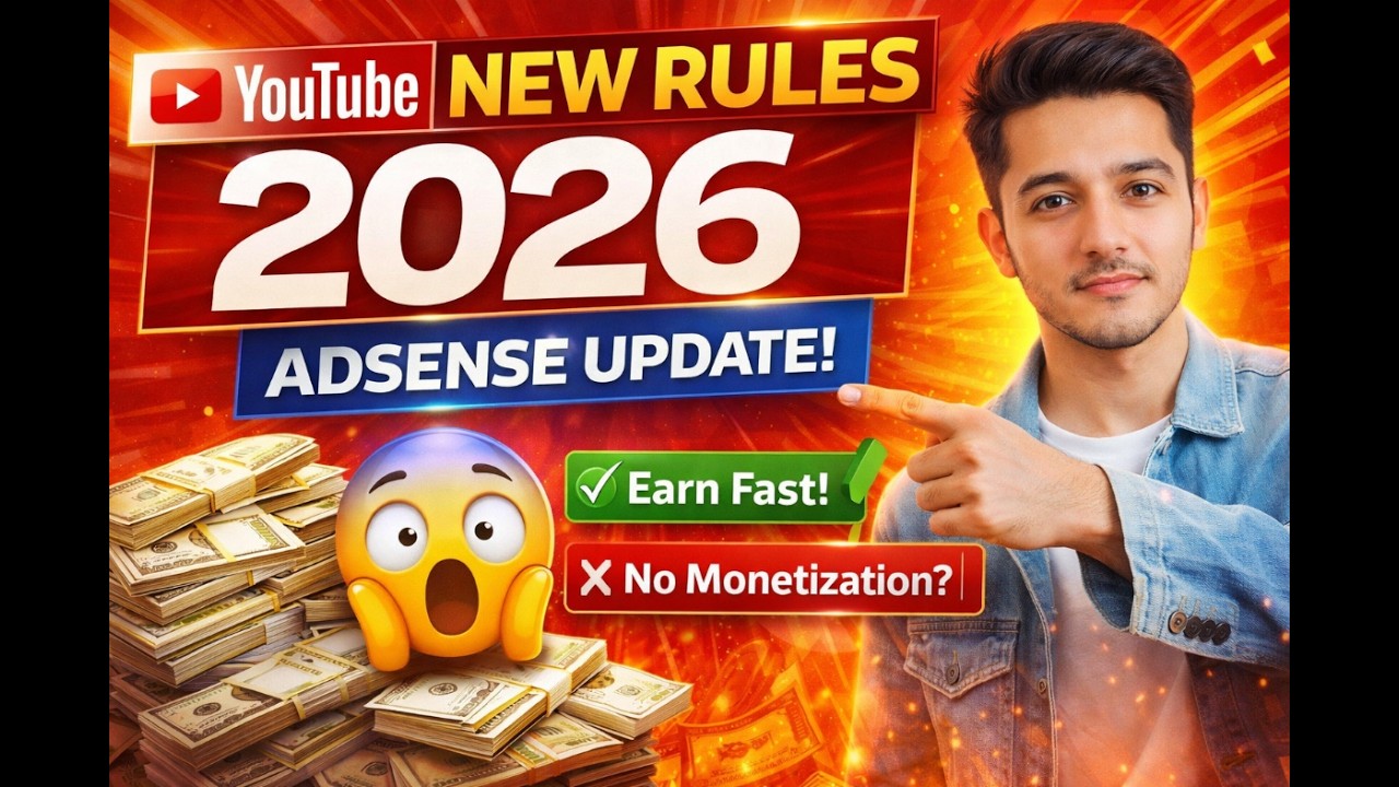 YouTube Adsense Rules 2026 (Don&rsquo;t Miss This)