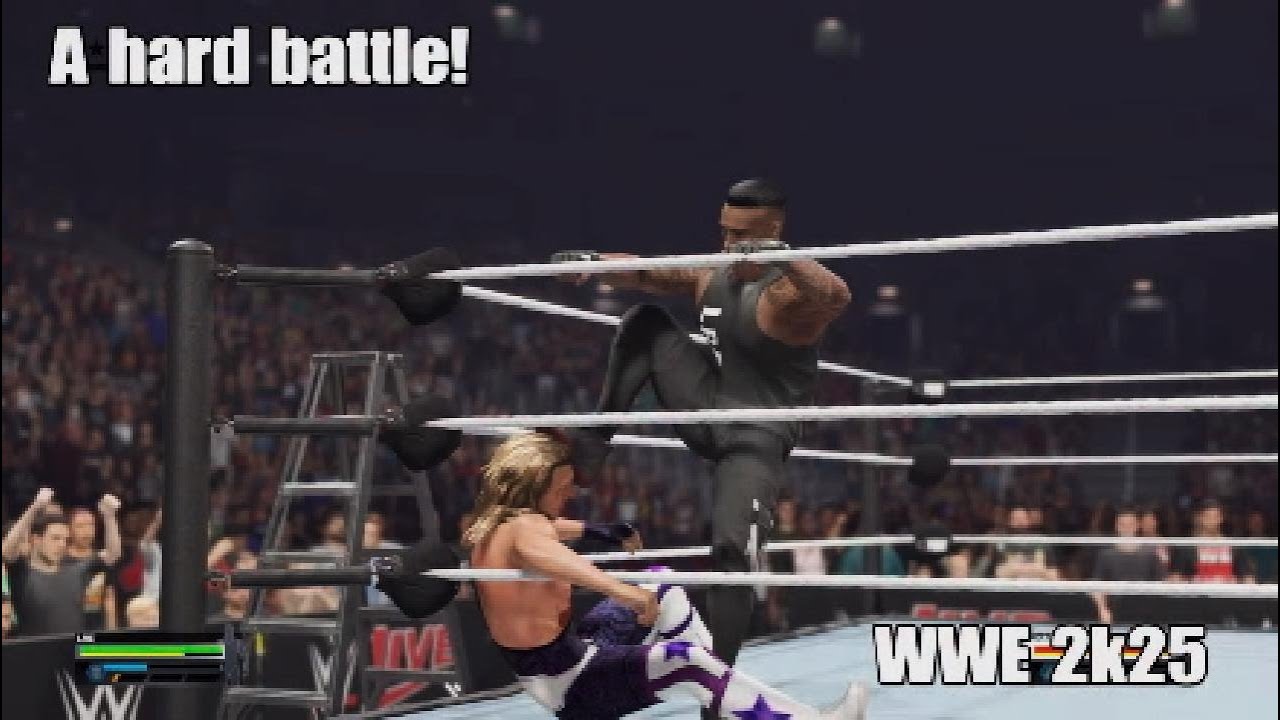AA hard battle! WWE 2k25