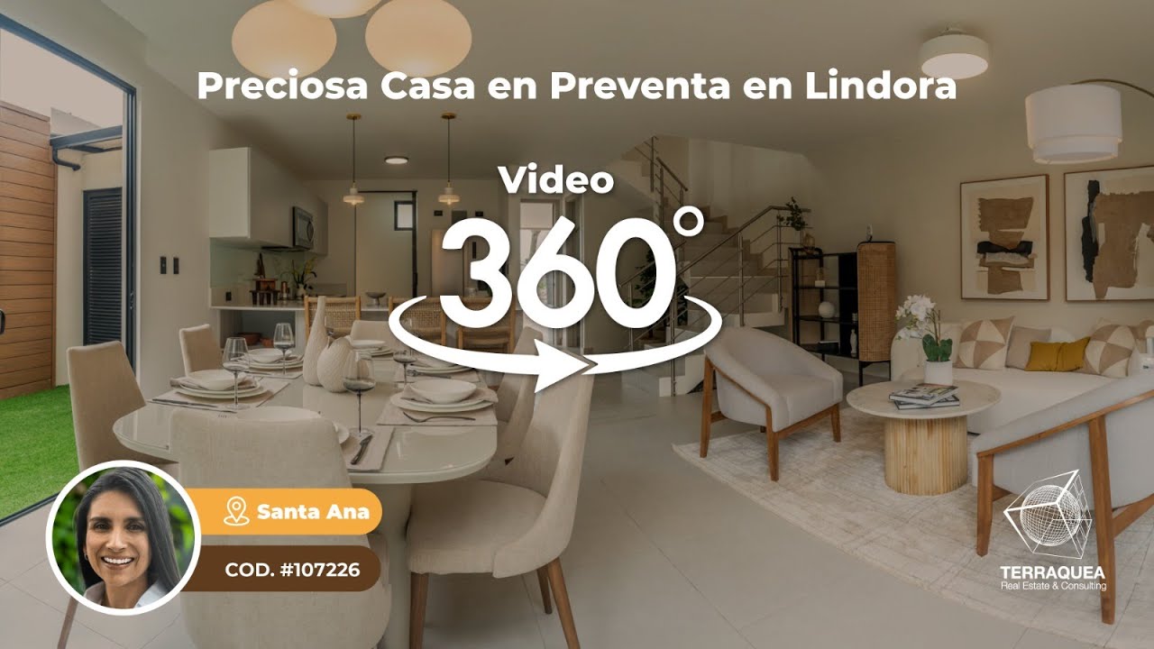 Video 360° | Estrene Casa dentro de Exclusivo Condominio en Lindora Santa Ana