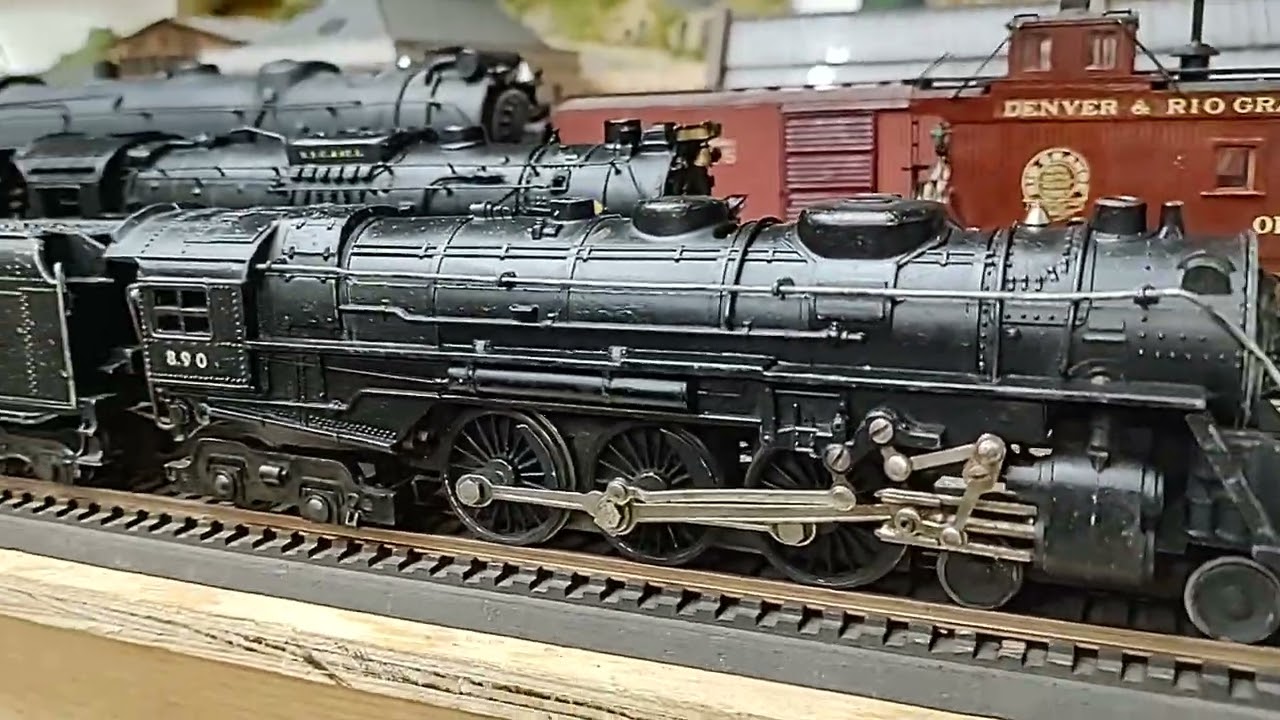 Vintage New York Central Hudson steam train S scale / gauge American Flyer Nimco modification 1947