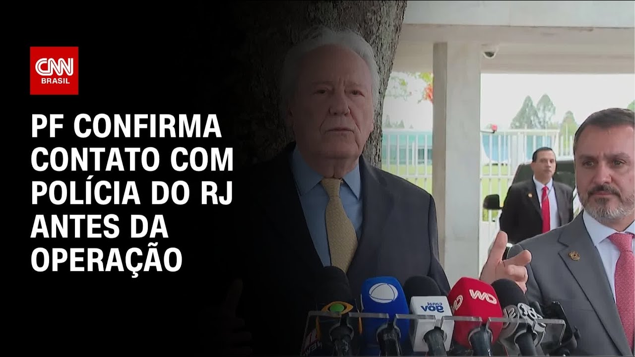 PF confirma contato com Pol&iacute;cia do RJ antes de megaopera&ccedil;&atilde;o contra o CV | CNN PRIME TIME
