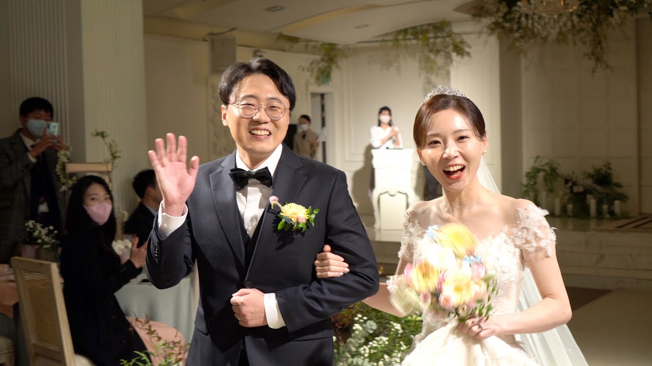크레스트72 웨딩 본식DVD 결혼식 하이라이트 한일부부 한일커플