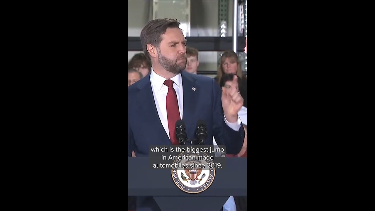 Vice President Vance says U.S. vehicle sales are increasing
