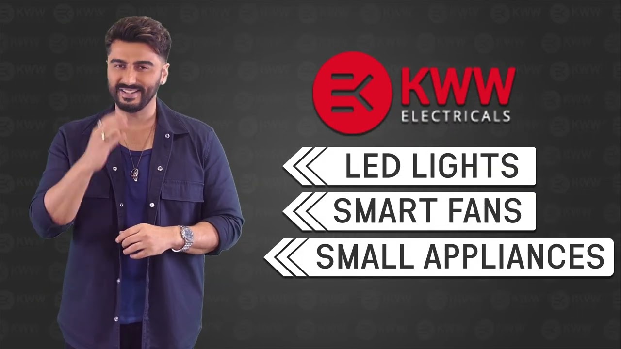 Arjun Kapoor Unveils Smart. Stylish. Sustainable Living with KWW Electricals | LEDs, Fans & More