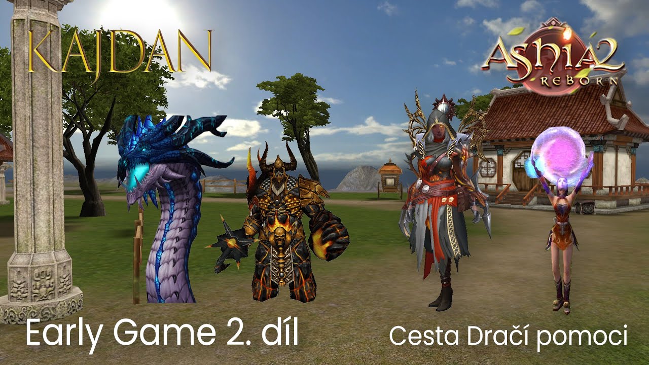 Ashia 2 |EarlyGame part 2/Level 45-100/Raza,Nemer/ Hydra na 100 s drakem?