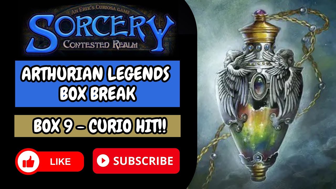 Sorcery Contested Realm Arthurian Legends Booster Box Break - Box 9 - Curio Hit!