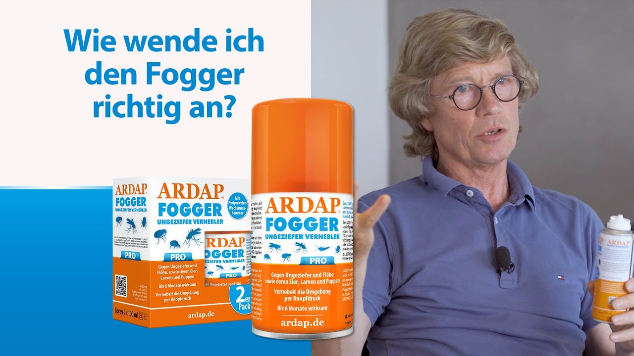 Fogger richtig anwenden – ARDAP Ungeziefervernebler für Innenräume