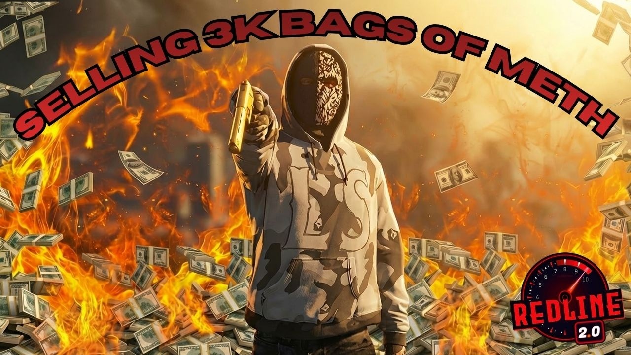 selling 3,000 bags of meth in RedlineRP FiveM Gta5 Roleplay #fivem #gta5 #redline