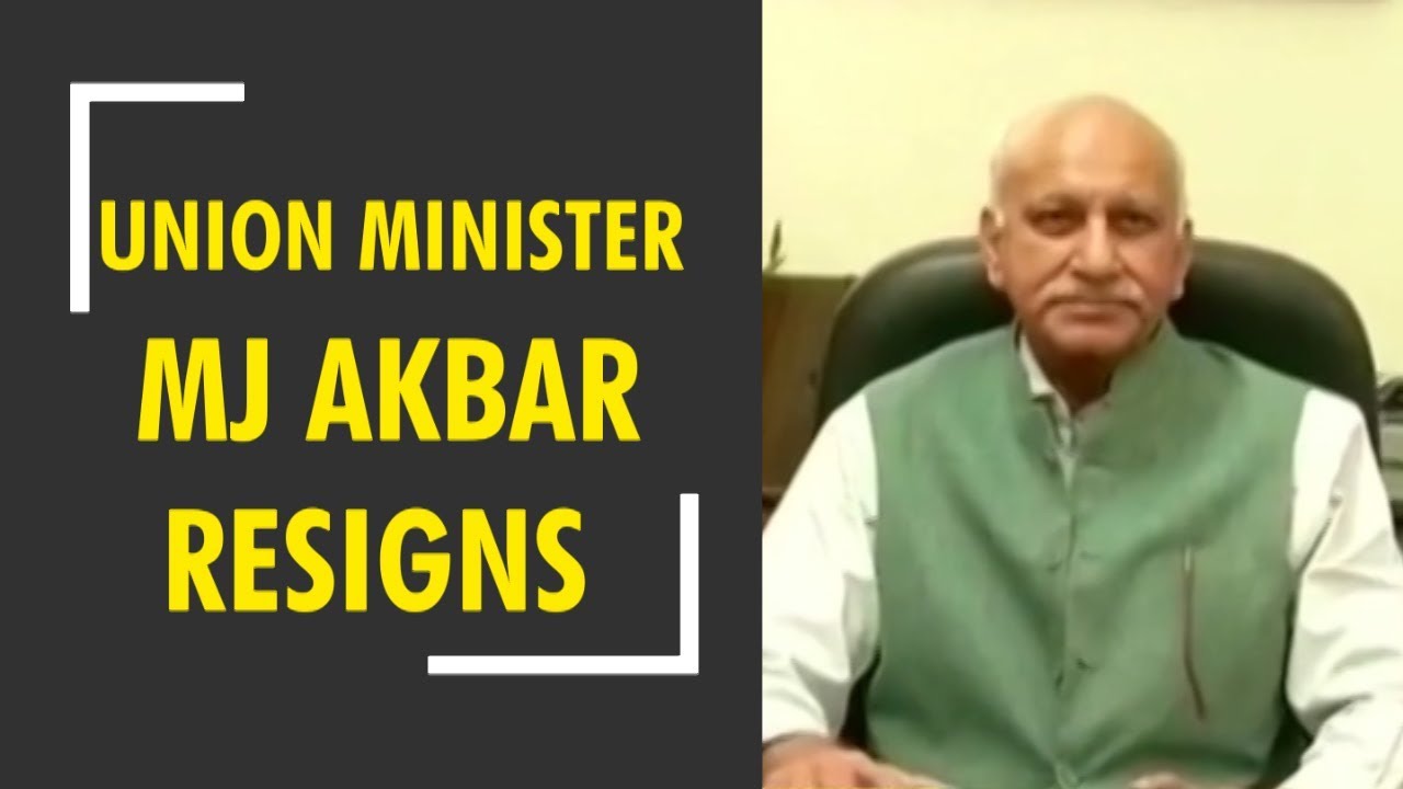 #MeToo: MJ Akbar resigns as MoS MEA after sexual harassment allegations