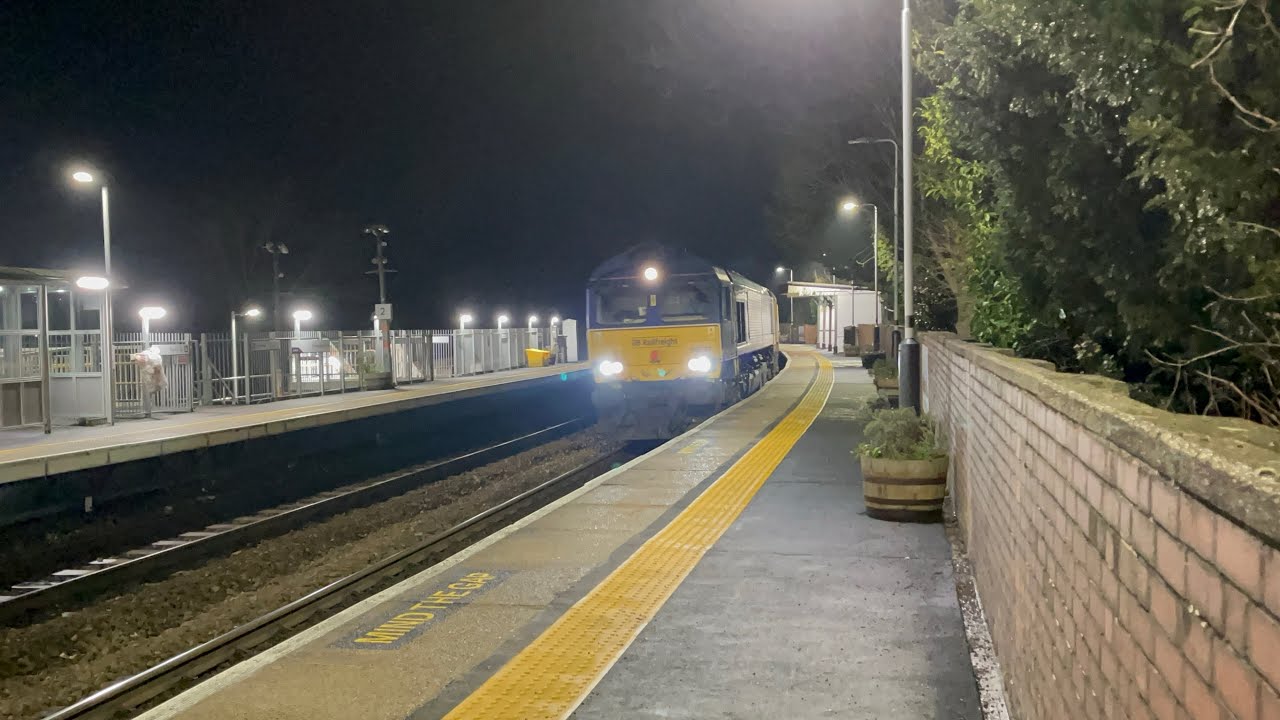 Triple header “Beacon Rail”, “Biffa”, “EMD Robert’s Road” & 2 MGR wagons 19;47 40L Lea Road 1/2/2026