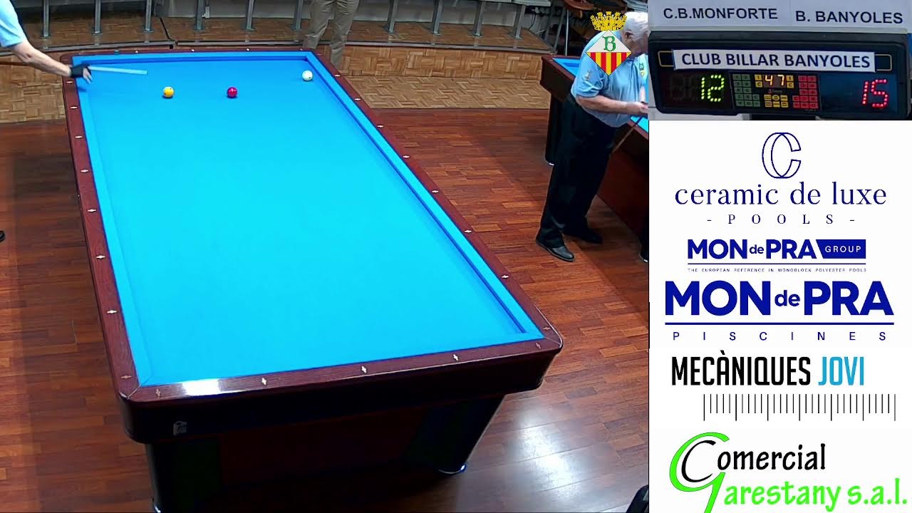 Lliga Catalana 3 bandes BANYOLES C - MONFORTE E