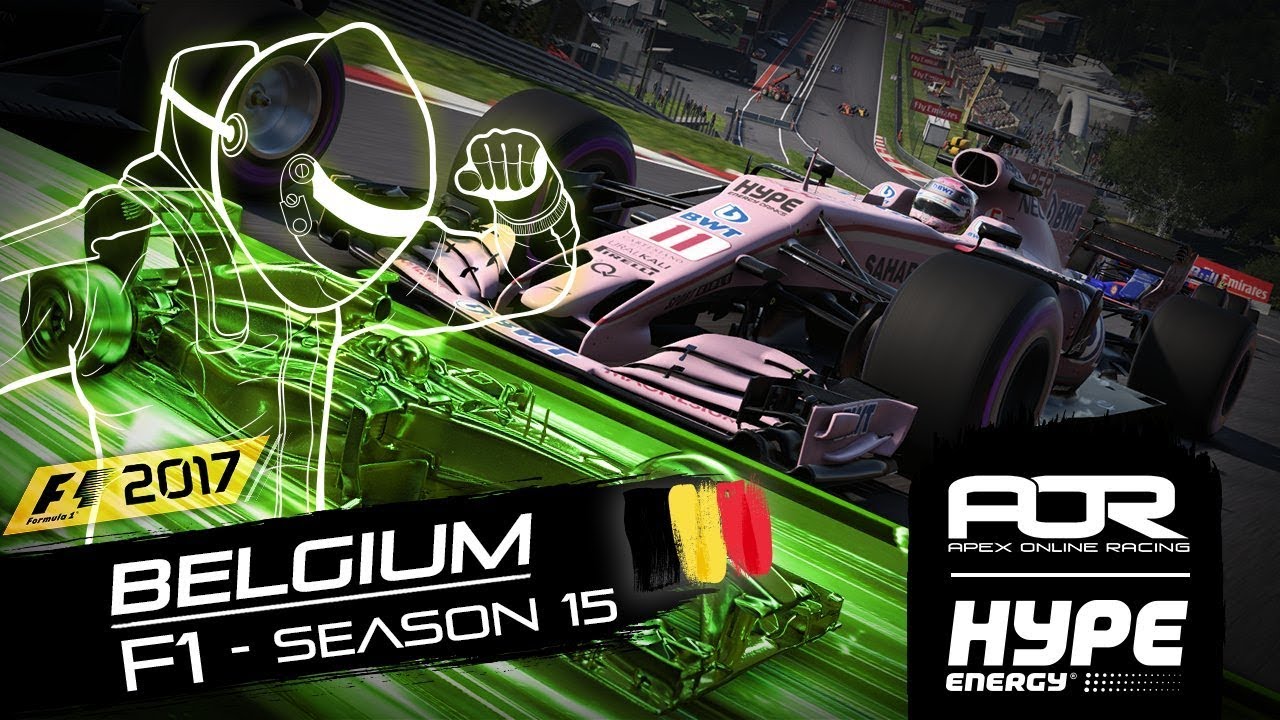 F1 2017 | AOR Hype Energy F1 League | S15 R8 | Belgian Grand Prix (Highlights)