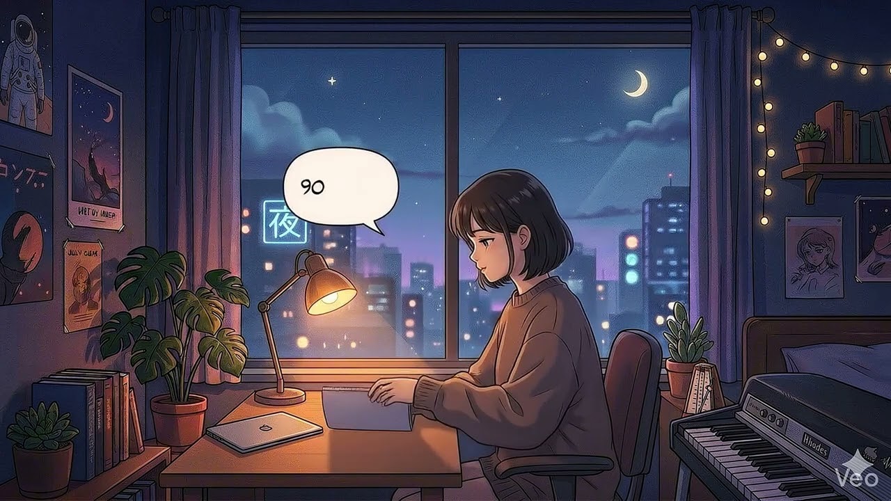 Prelude to Infinite - IInstrumental lo-fi hip hop for ADHD focus, steady 80 BPM, warm Rhodes chords