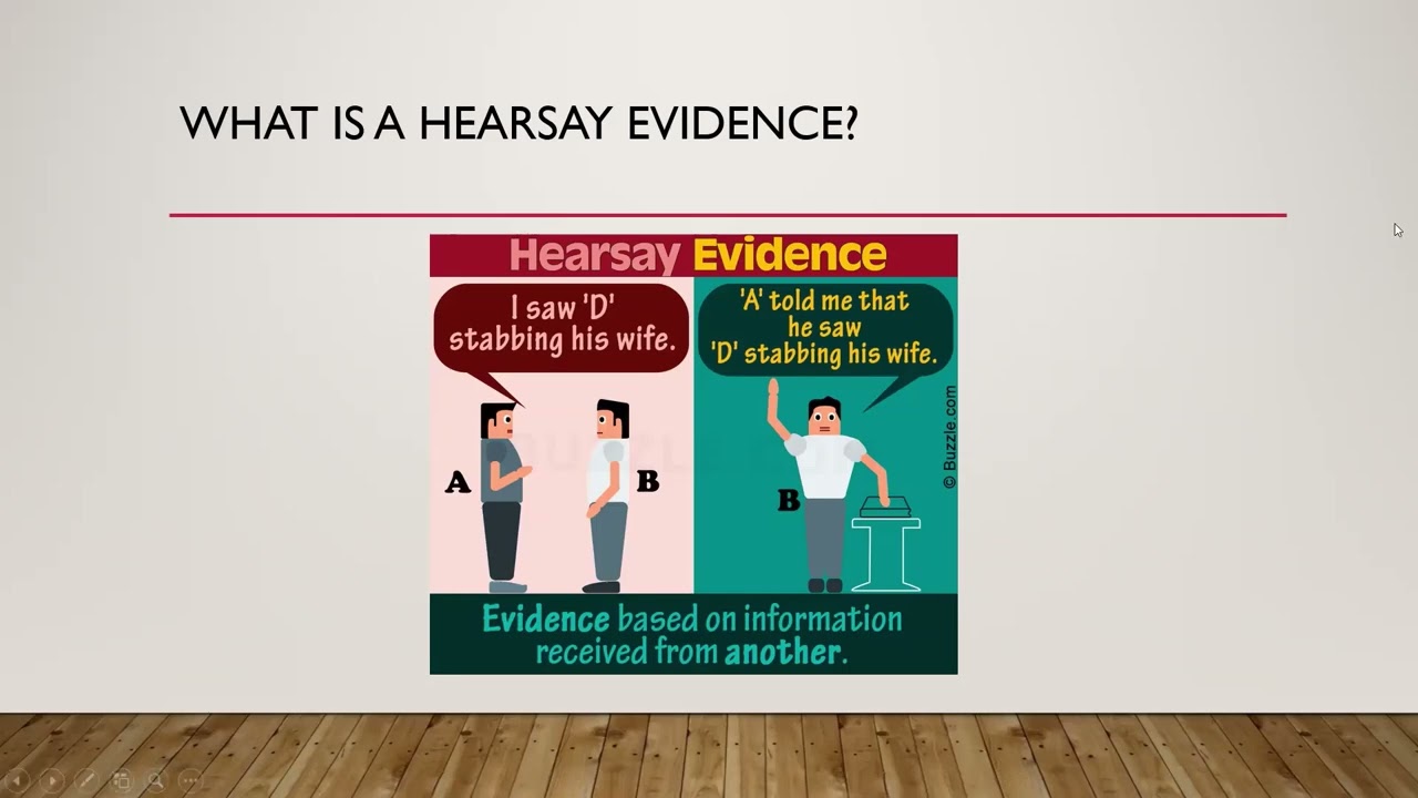 HEARSAY EVIDENCE AND ITS EXCEPTION || INDIAN EVIDENCE ACT || LEGALDARSHANA