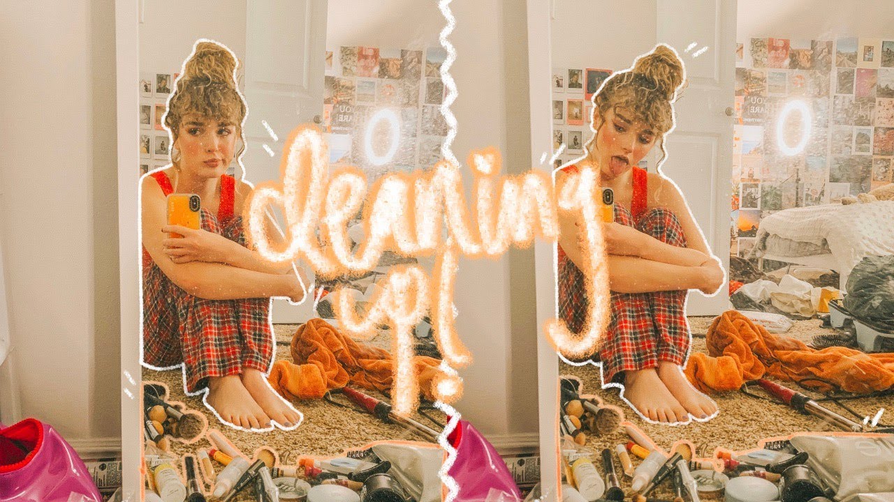 CLEANING MY DISASTER OF A ROOM