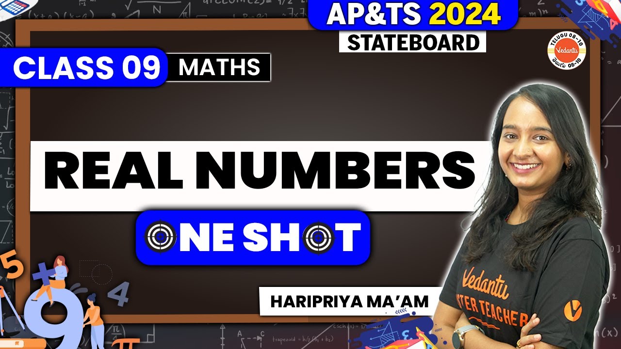 Real Numbers Class 9 In Telugu | One Shot | Haripriya Mam @vedantutelugu8910
