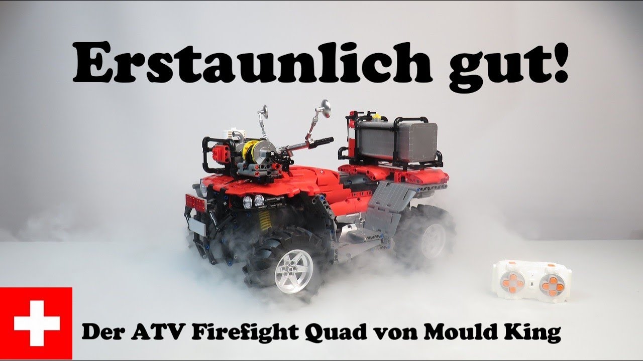 MOULD KING - 23003 - ATV Fire Fighting mit Powerfunktions -  WOW - Review