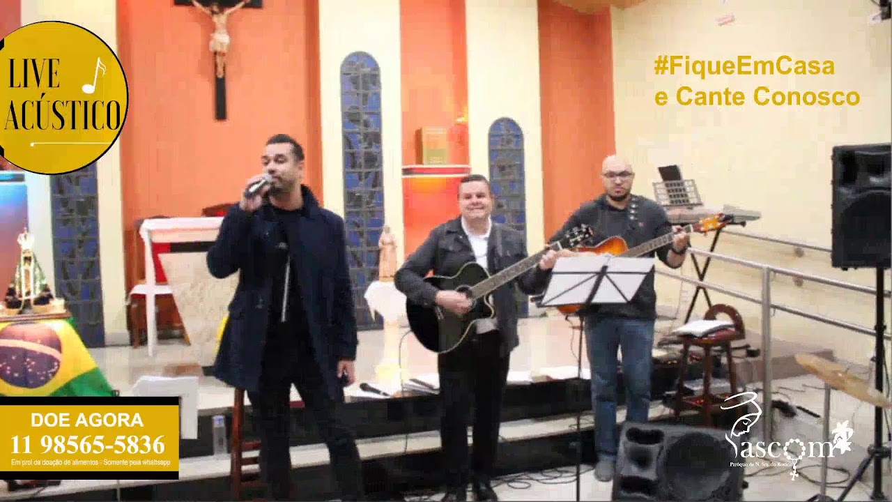 Live Ac&uacute;stico | #FiqueEmCasa e Cante #Conosco