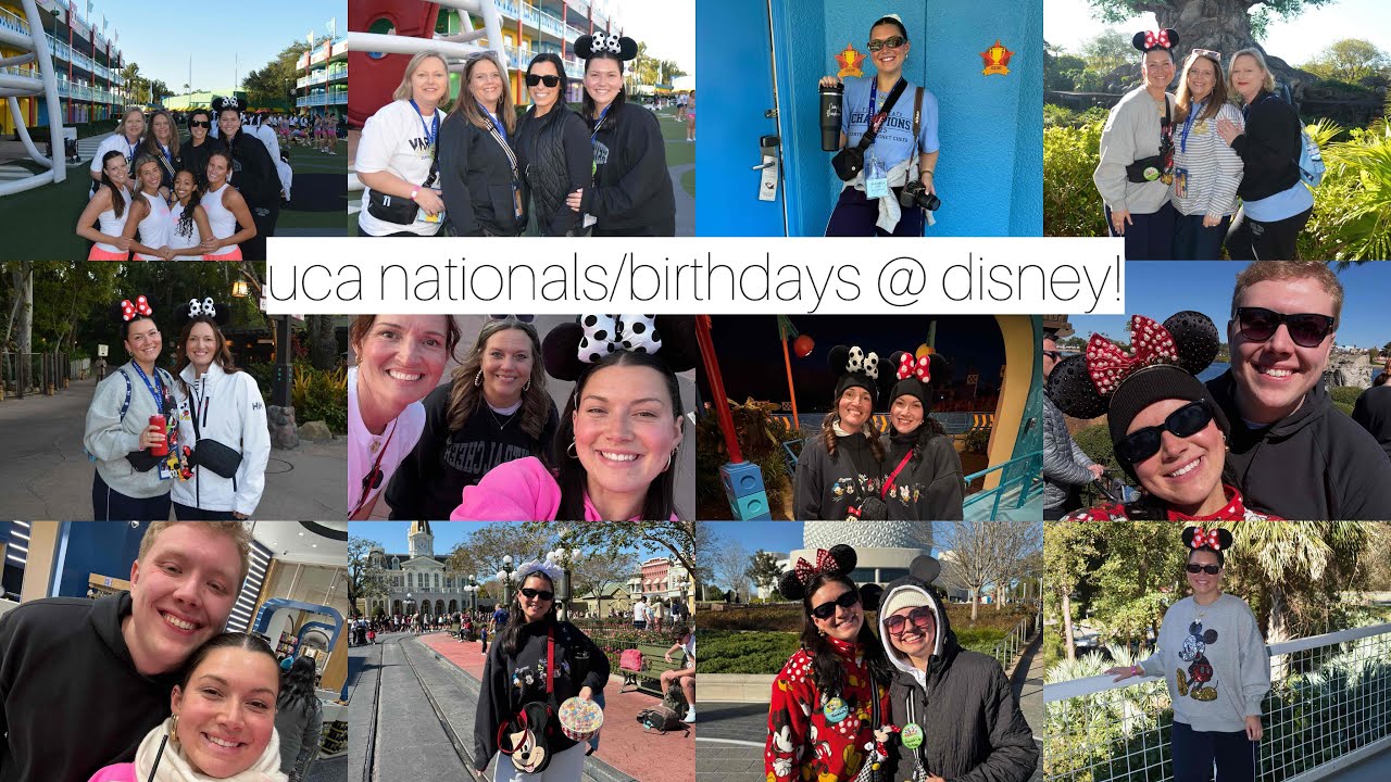 TRAVEL VLOG: Disney for cheer nationals and birthdays!