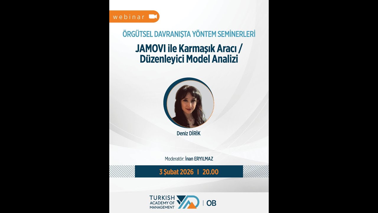 JAMOVI ile Karmaşık Aracı / Düzenleyici Model Analizi