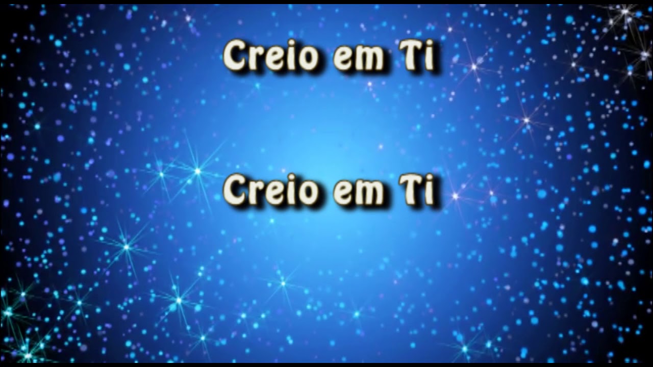 Creio em Ti   Play Back