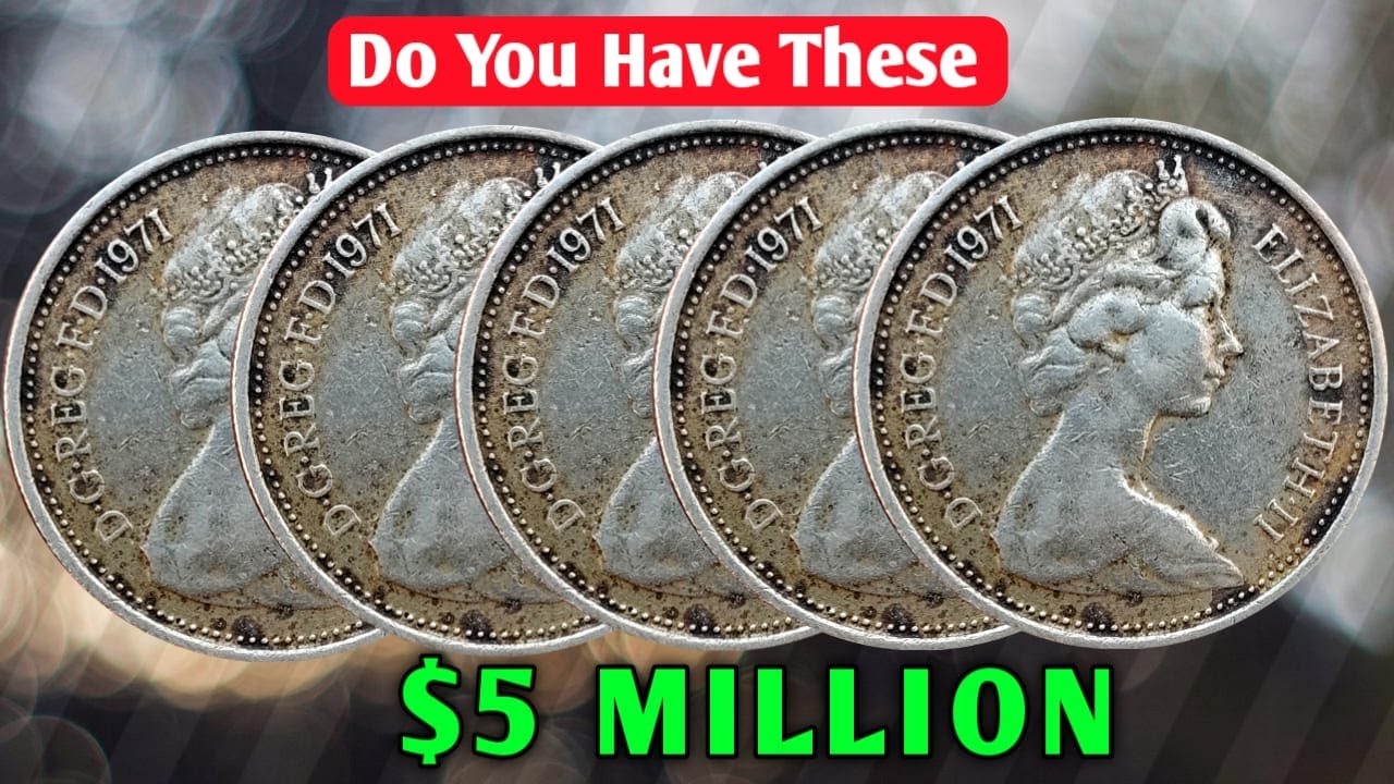 The Mystery of the 1971 Uk Elizabeth 5 New Pence &ndash; Rarest New Pence Ever Made!