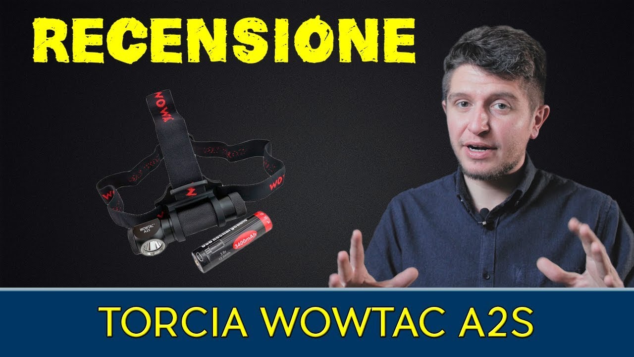 Recensione Torcia da testa WowTac A2S