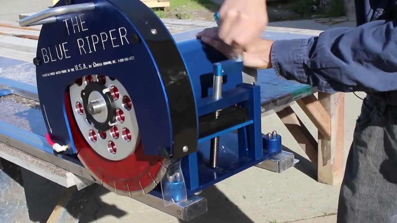 How to Use the Blue Ripper Sr  5hp Rail Saw | Diamond Tool Store