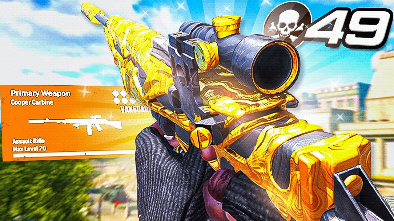 49 KILLS w/ BEST COOPER CARBINE CLASS SETUP on REBIRTH! 👑 (Warzone Rebirth Island)