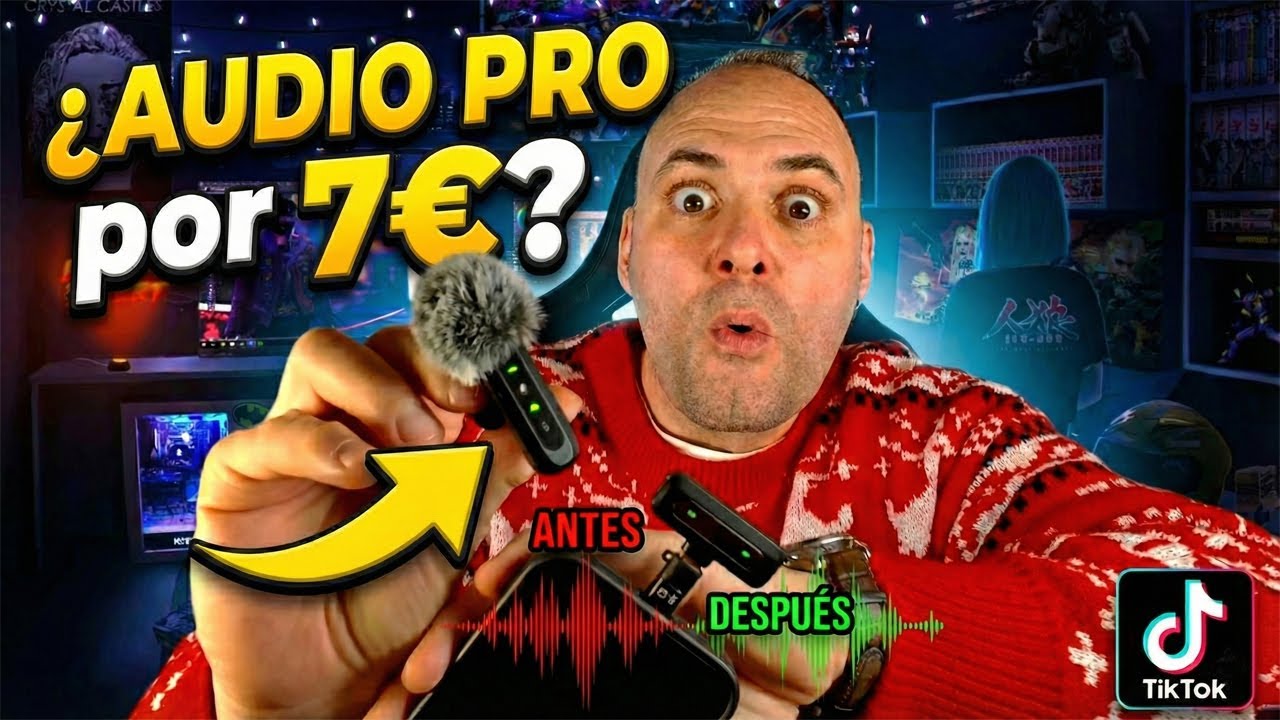 El Micrófono VIRAL de TikTok Shop: ¿Basura o Genialidad (SOLO 7€)? (Unboxing + Test Real)