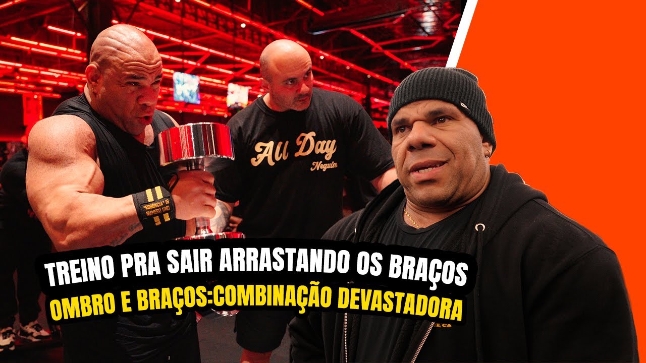 TREINO INSANO DE OMBRO E BRAÇO