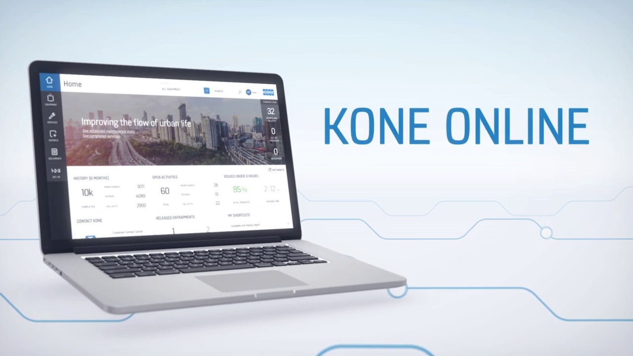 Stay up to date at all times with KONE Online