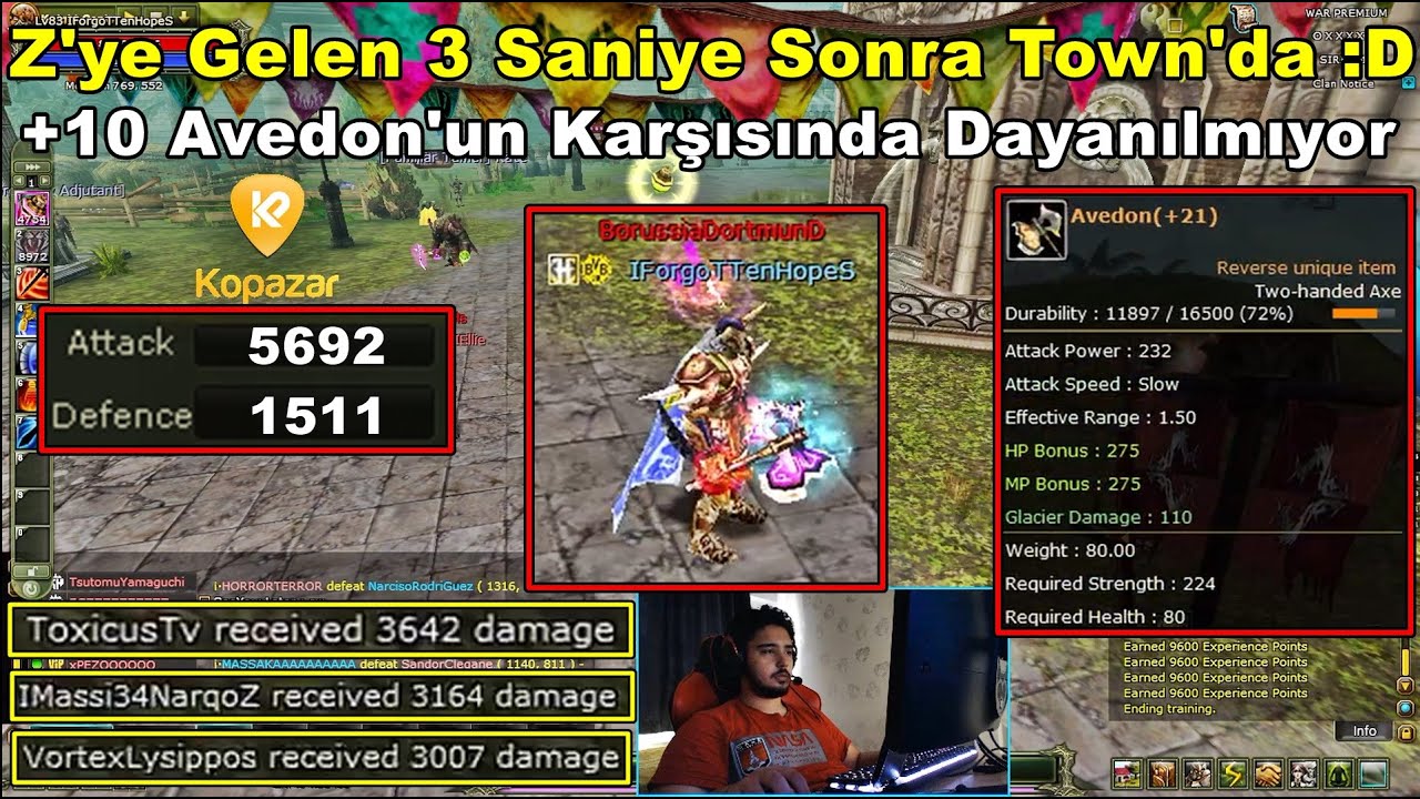 Deluxa | Tek Başına 2 SC'de 100 Kill Alıyor | Z'ye Gelen Seri Seri 3K Yiyor :D | Knight Online