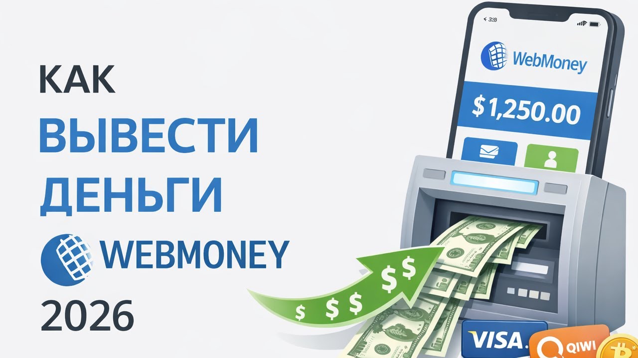Как ВЫВЕСТИ ДЕНЬГИ с WebMoney на БАНКОВСКУЮ КАРТУ в 2026 (БЕЗ КОМИССИИ)