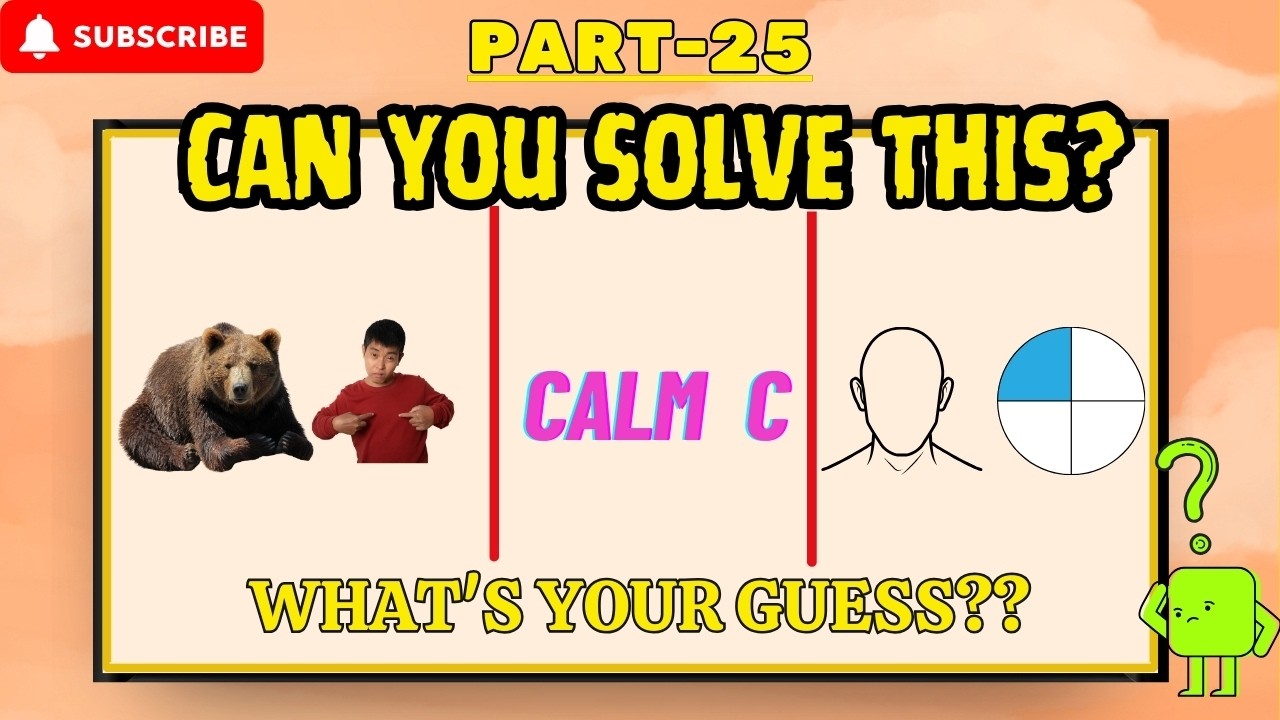 Rebus Puzzle Challenge! Only Geniuses Pass🧠💡| Part -25
