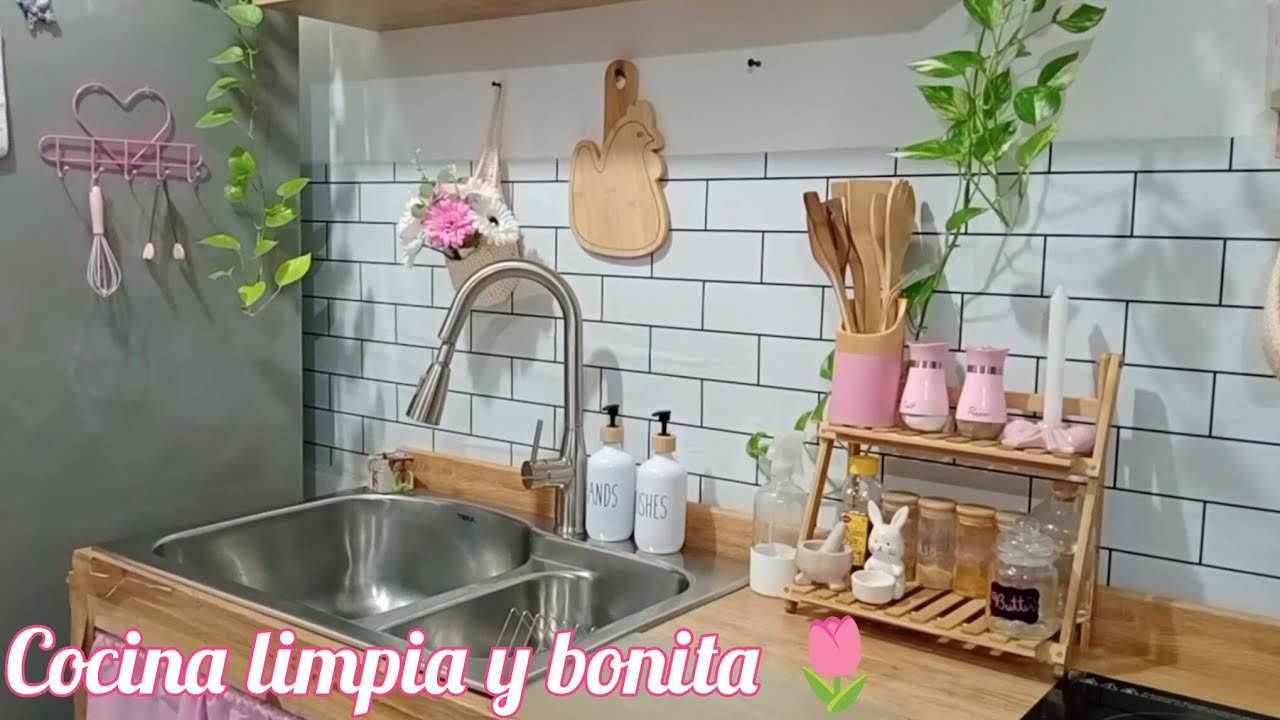 LIMPIANDO, ORGANIZANDO, Y  DECORANDO MÍ HUMILDE COCINA 🩷